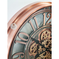 50cm Norris Copper Moving Gear Clock By COUNTRYFIELD image