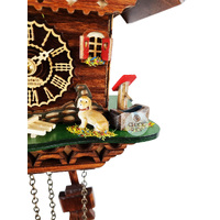 Dog & Water Trough Battery Chalet Cuckoo Clock 22cm By TRENKLE image