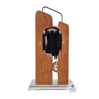 25cm Oak Battery Pendulum Table Clock By AMS image