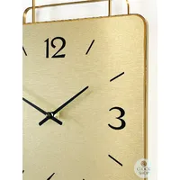 50cm Gold Modern Pendulum Wall Clock By AMS image