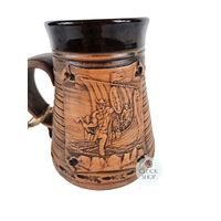 Viking Ship Ceramic Mug 0.5L image