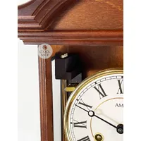 64cm Walnut 8 Day Mechanical Bim Bam Wall Clock By AMS image