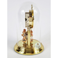 23cm Gold Anniversary Clock With Hand Painted Figurines By HALLER image