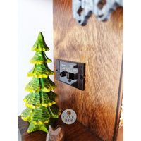 Deer Battery Chalet Cuckoo Clock 23cm By ENGSTLER image