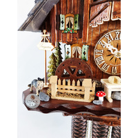 Beer Drinker & Dancers 8 Day Mechanical Chalet Cuckoo Clock 35cm By HEKAS image