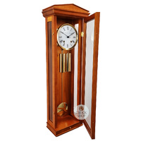 83cm Cherry 8 Day Mechanical Striking Wall Clock By HERMLE image