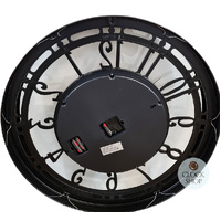 70cm Norris Black Moving Gear Clock By COUNTRYFIELD image