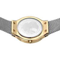 Gift Set- 31mm Classic Collection Gold & Silver Womens Watch With Bracelet By BERING image