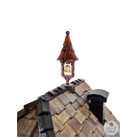 Wood Chopper & Dancers 8 Day Mechanical Chalet Cuckoo Clock With Bell Tower 55cm By HEKAS image