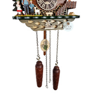 Heidi House LED Battery Chalet Cuckoo Clock 23cm By TRENKLE image