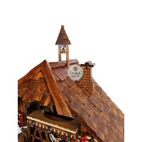 Wood Chopper 8 Day Mechanical Chalet Cuckoo Clock 35cm By ENGSTLER image