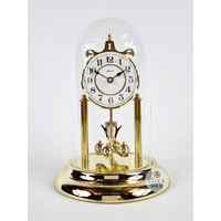 30cm Gold Anniversary Clock With White Embossed Dial By HALLER image