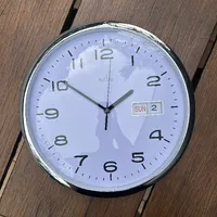 32cm Supervisor White Dial With Date Wall Clock By ACCTIM (Small Blemishes) image