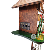 Dog & Water Trough Battery Chalet Cuckoo Clock 22cm By TRENKLE image