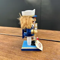 16cm Blue & White Captain Nutcracker (Small Chip) image