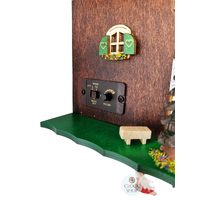 Heidi House Battery Chalet Cuckoo Clock With Swinging Doll 23cm By TRENKLE image