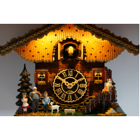 Heidi House LED Battery Chalet Cuckoo Clock 23cm By TRENKLE image