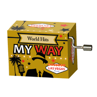 World Hits Hand Crank Music Box (Frank Sinatra- My Way) image