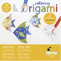 Colouring Origami- Fish image