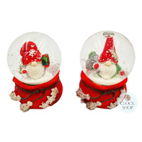 6.5cm Santa On Gift Bag Snow Globe- Assorted Designs image
