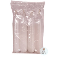 Pack Of 4 White Candles (20mm Diameter) image