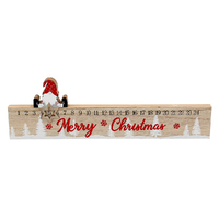 30cm Sliding Santa Advent Calendar image