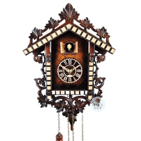 Railroad House Battery Cuckoo Clock 35cm By TRENKLE image