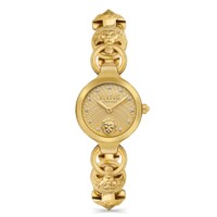 26mm Broadwood Petite Yellow Gold Womens Watch With Gold Dial By VERSACE image
