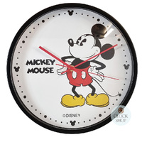 30cm Black Mickey Mouse Wall Clock By DISNEY image