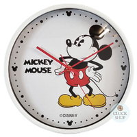 30cm White Mickey Mouse Wall Clock By DISNEY image