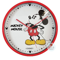 30cm Red Mickey Mouse Wall Clock By DISNEY image