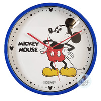 30cm Blue Mickey Mouse Wall Clock By DISNEY image