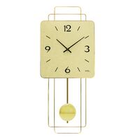 50cm Gold Modern Pendulum Wall Clock By AMS image