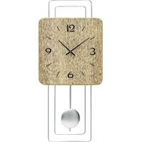 50cm Oak Modern Pendulum Wall Clock By AMS image