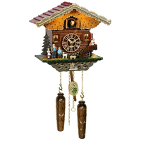 Heidi House LED Battery Chalet Cuckoo Clock 23cm By TRENKLE image