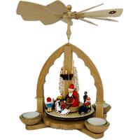 27cm Santa's Workshop Christmas Pyramid By Richard Glässer image