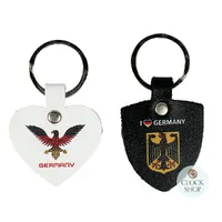 5cm Germany Leather Keyring- Assorted Designs image