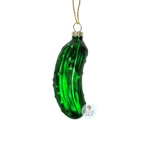 6cm Green Cucumber Pickle Hanging Decoration image