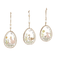 10cm Country Farm Hanging Decoration - Assorted Designs image