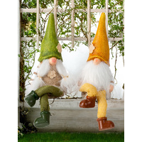 21cm Cottage Garden Gnome - Green Or Orange image