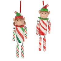 15cm Candy Elf Hanging Decoration- Assorted Designs image