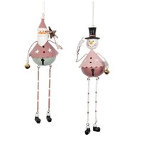 20cm Metal Bell Figurine With Dangly Legs Hanging Decoration- Assorted Designs image