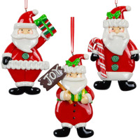 12cm Santa Hanging Decoration- Assorted Designs image