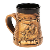 Viking Ship Ceramic Mug 0.5L image