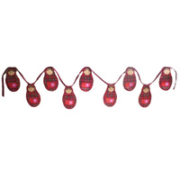 Russian Dolls Hanging Decoration- Babushka Bunting (Red) image