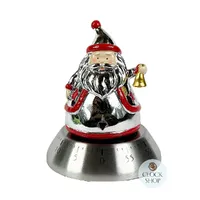 Christmas Santa Cooking Timer (White & Silver) image