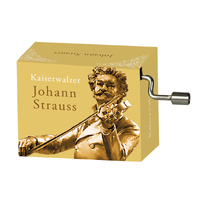 Classical Composers Hand Crank Music Box (Strauss- Emperor Waltz) image