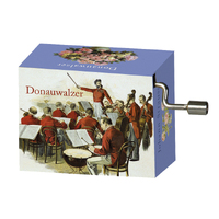 Classical Music Hand Crank Music Box (Strauss- The Blue Danube) image