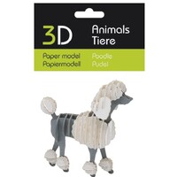 3D Paper Model- Poodle image