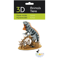 3D Paper Model- Lizard image